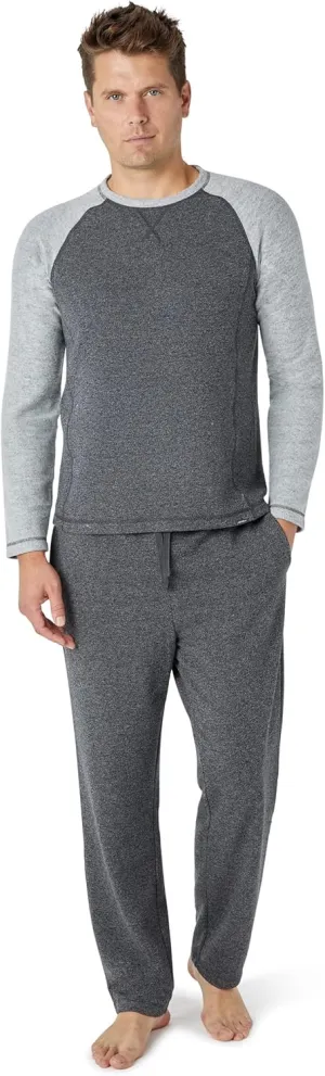 Eddie Bauer Mens Pajama Sets - Long Sleeve Shirt and Pants Sleepwear Set for Men | Ultra Soft and Warm Mens PJ Sets