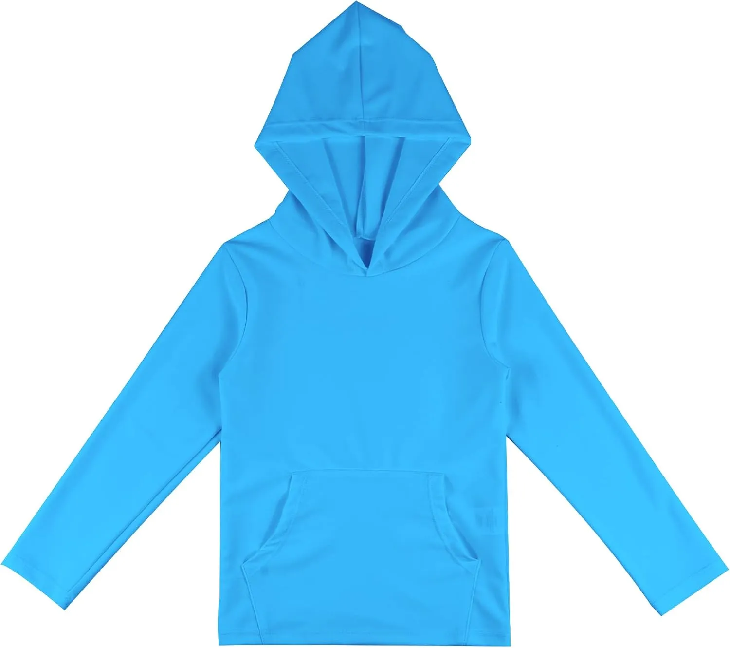 ESTAMICO Boys Hooded Rash Guard Shirts Kids Long Sleeves Quick Dry Surf Shirt UPF 50  Sun Protection Swimwear for 2-12 Years
