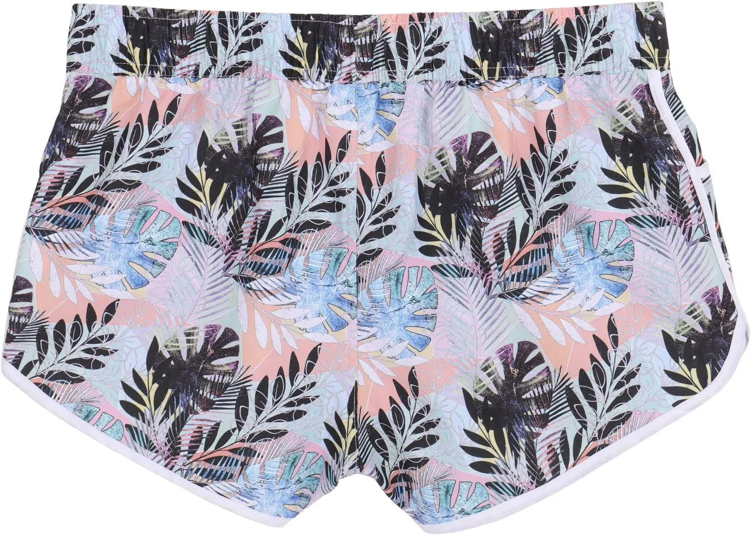 ESTAMICO Women Board Shorts with Liner Quick Dry UPF 50  Drawstring Floral Print Swim Trunk with Pockets