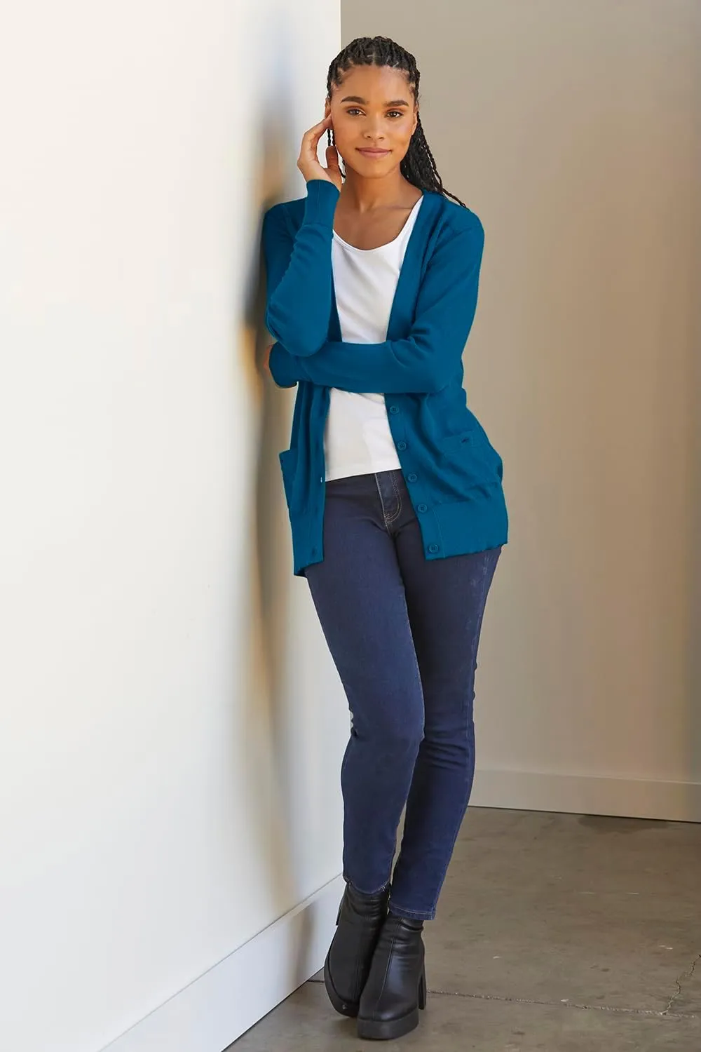 Fair Trade Organic Boyfriend Cardigan