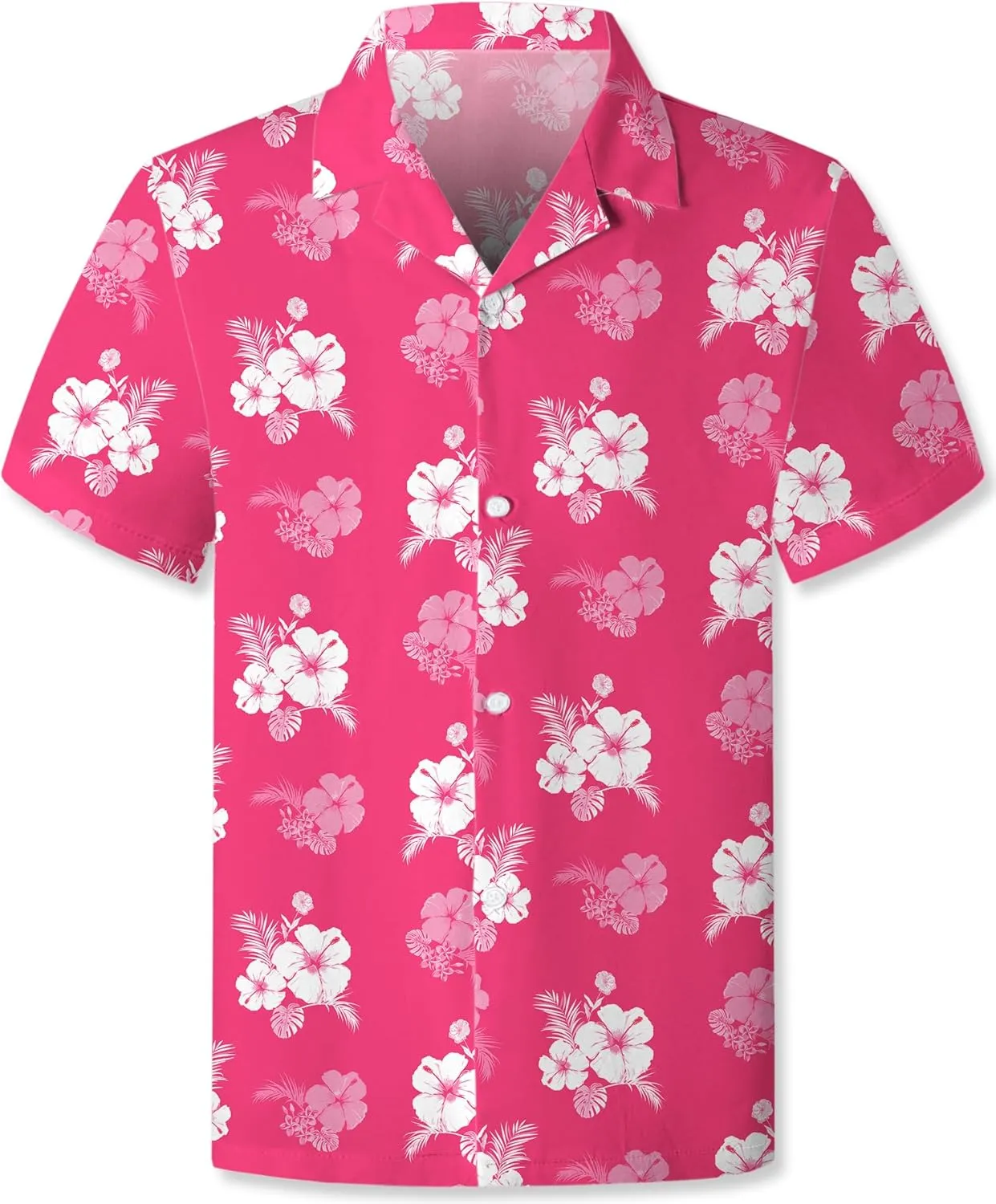Family Matching Hawaiian Outfits, Dad and Son Beach Vacation Shirts Mommy Daughter Dress, 2T - X-Large
