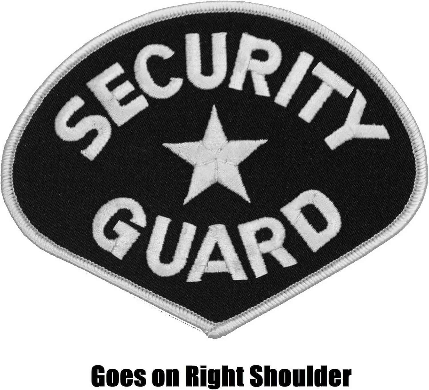 First Class Polyester Tactical Security Polo Shirts with Embroidered Patches and Printed ID for Security Guard