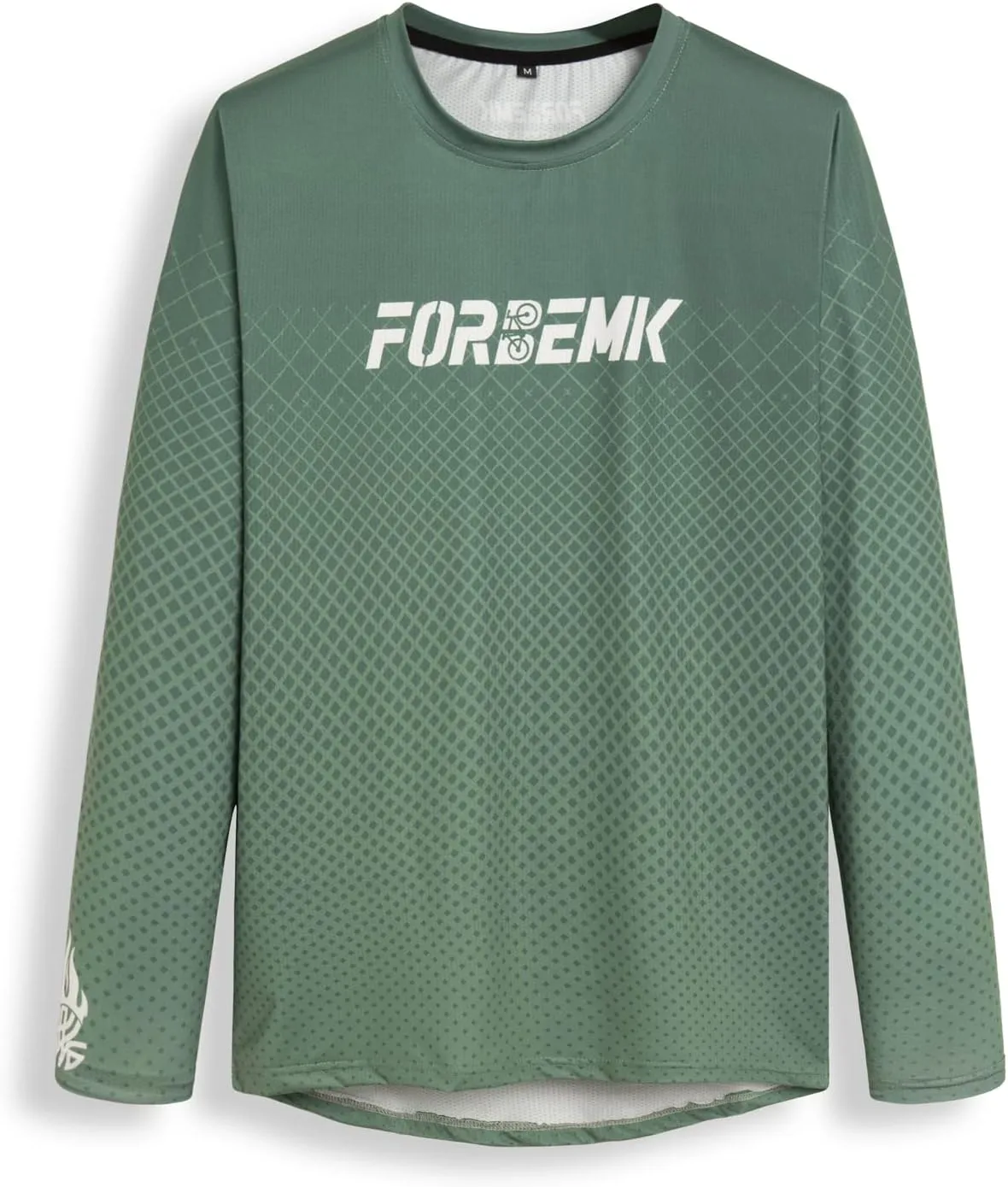 FORBEMK Men's Bike Shirts Long Sleeve Quick Dry&Moisture-Wicking Running Hiking Cycling Jerseys Long Sleeve Bicycle Shirt