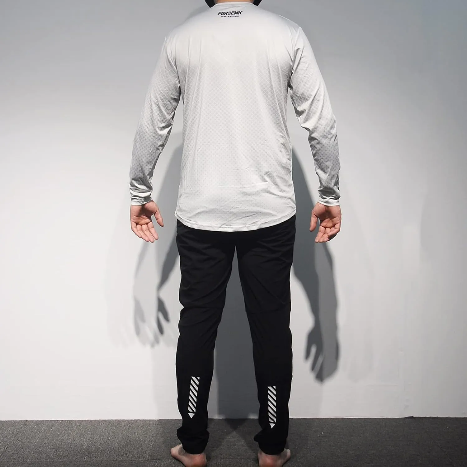 FORBEMK Men's Bike Shirts Long Sleeve Quick Dry&Moisture-Wicking Running Hiking Cycling Jerseys Long Sleeve Bicycle Shirt