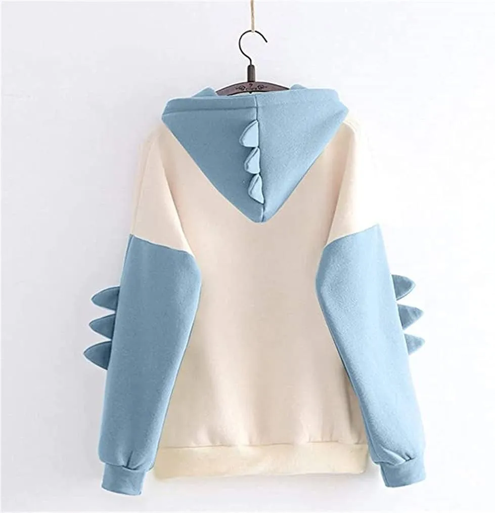 Fronage Teen Girls Hooded Sweatshirt Womens Long Sleeve Cute Hoodies Pullover Tops