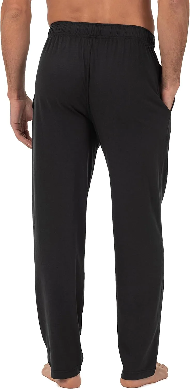 Fruit of the Loom Men's Extended Sizes Jersey Knit Sleep Pajama Lounge Pant (1 & 2 Packs)