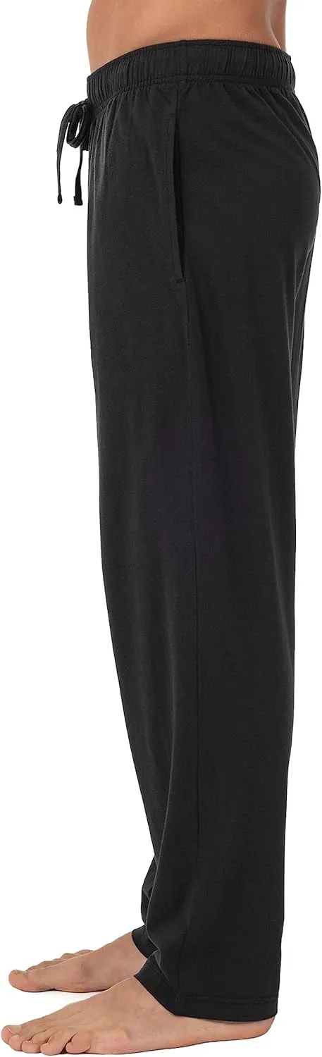 Fruit of the Loom Men's Extended Sizes Jersey Knit Sleep Pajama Lounge Pant (1 & 2 Packs)