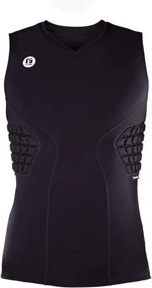G-Form Padded Compression Basketball & Volleyball Shirt - Padded Compression Sports Tank Top for Men to Protect Chest
