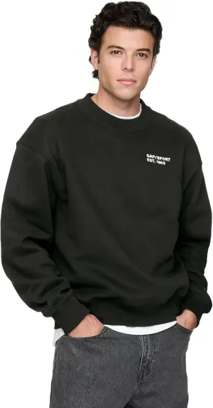 GAP Men's Mini Logo Crewneck Sweatshirt