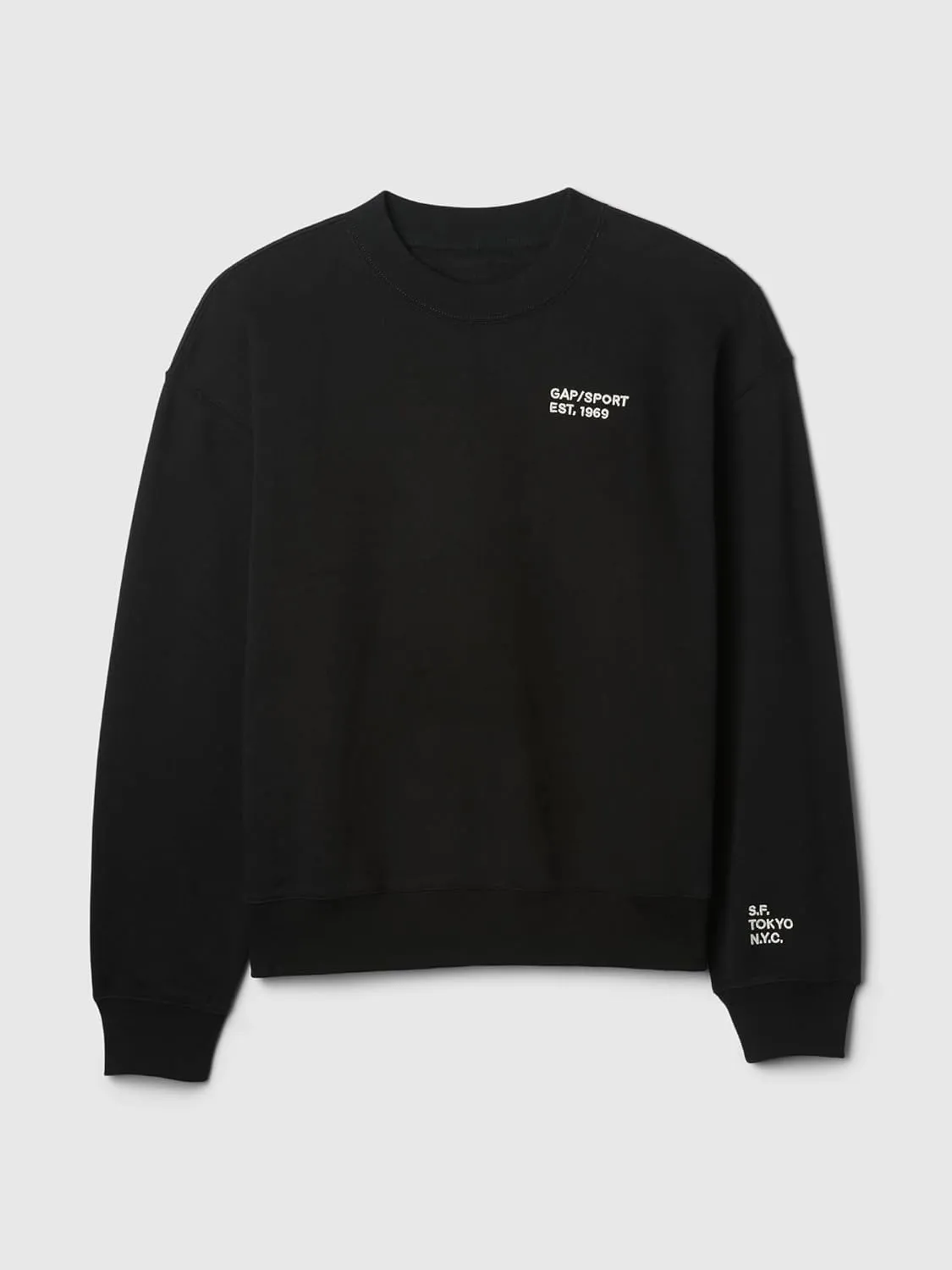 GAP Men's Mini Logo Crewneck Sweatshirt
