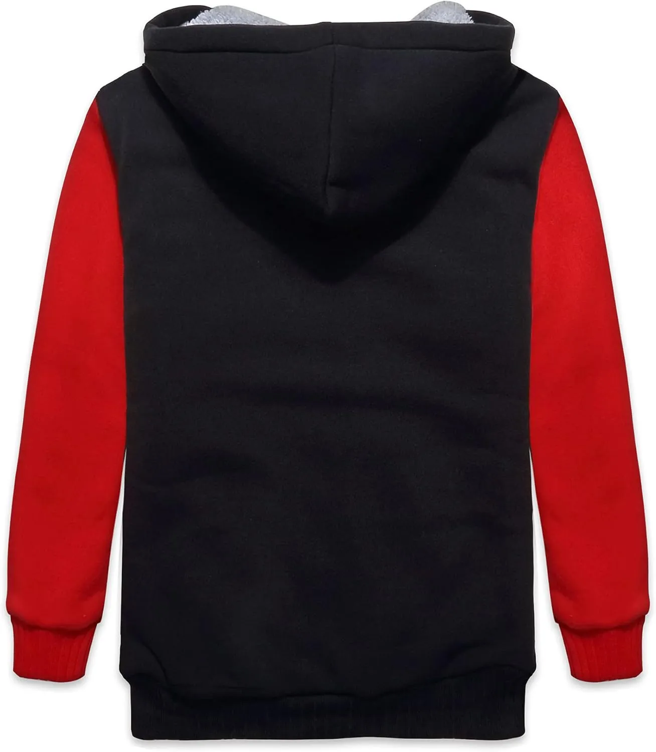 GEEK LIGHTING Boys Sherpa Lined Hoodie Kids Fleece Sweatshirt Full Zip Hooded Jacket