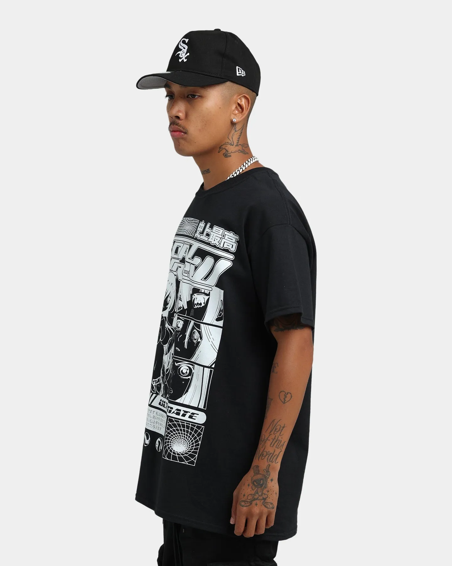 Goat Crew Original Anime Vintage T-Shirt Off Black