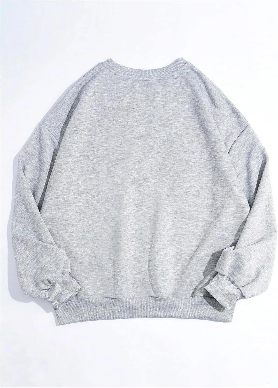 GORGLITTER Women's Shark Graphic Crewneck Sweatshirts Casual Long Sleeve Loose Oversized Pullover Sweatshirt