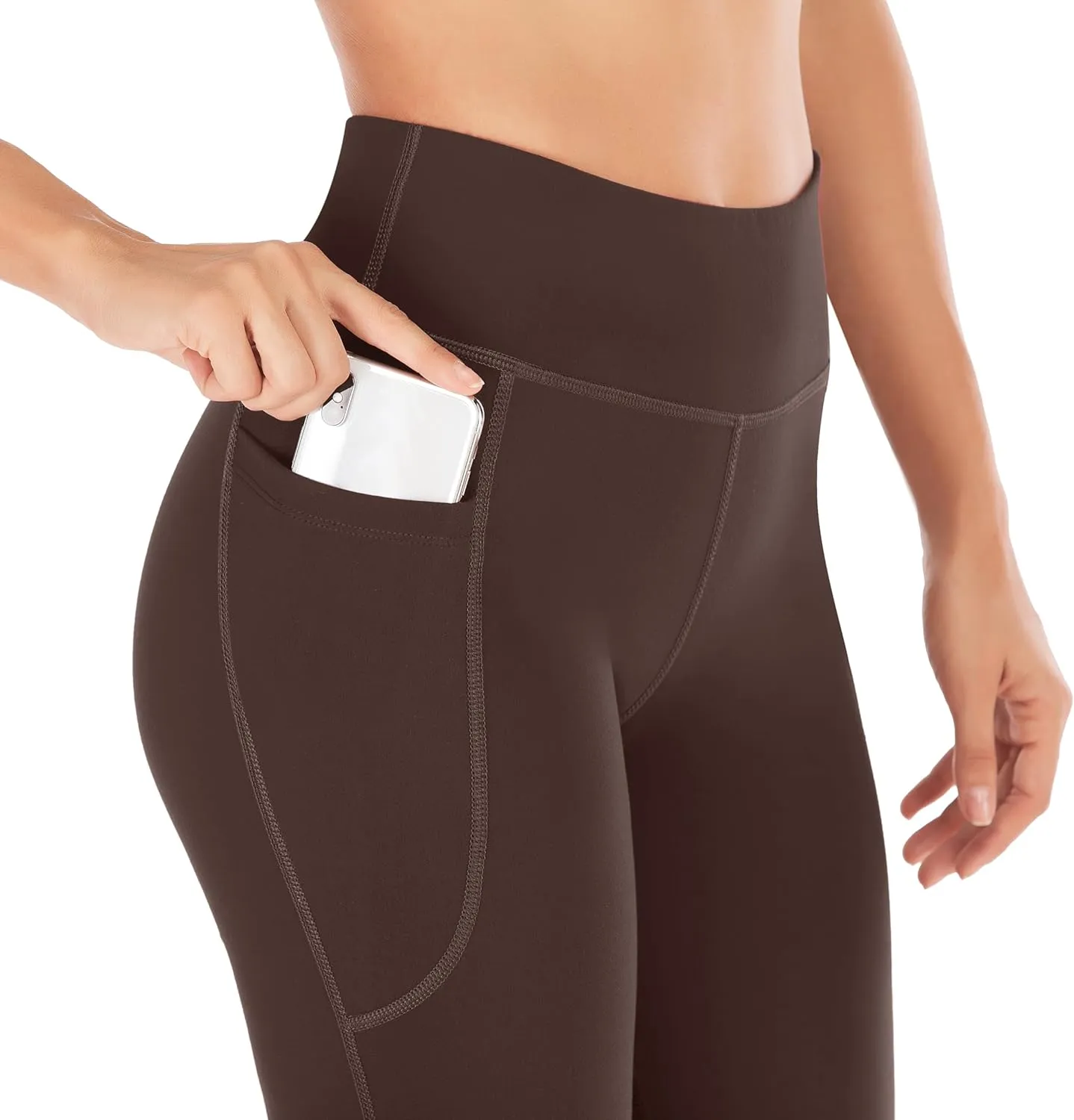 Heathyoga Women's Yoga Pants with Pockets for Women Bootcut Wide Leg Pants for Women High Waisted Workout Pants