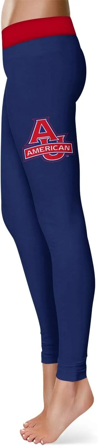 High Waist Women's Leggings with Design and Logo on Thigh - Four Way Stretchy Fabric Perfect for Workout and Sports Day