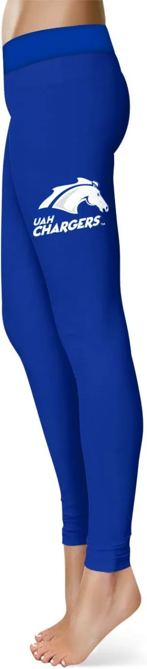 High Waist Women's Leggings with Design and Logo on Thigh - Four Way Stretchy Fabric Perfect for Workout and Sports Day