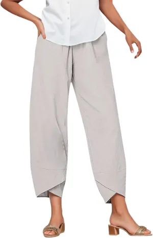 High Waisted Work Pants for Women Winter Opaque Hiking Leggings with Pockets Flare Leggings Wide Leg