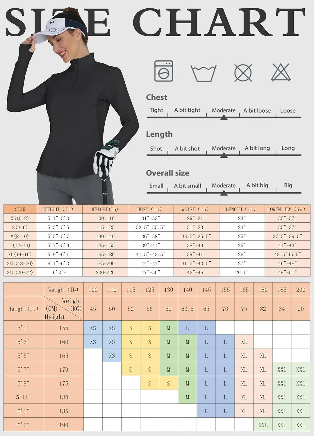 Hiverlay Women's Quick Dry Shirts Long Sleeve for Running Hiking Workout UPF50  Lightweight Pullover Top with Pocket