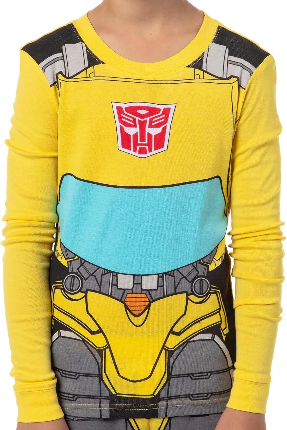 INTIMO Boy's Pajama Set Sleepwear Classic Cartoon Character Tight Fit Long Sleeve Sleep Loungewear