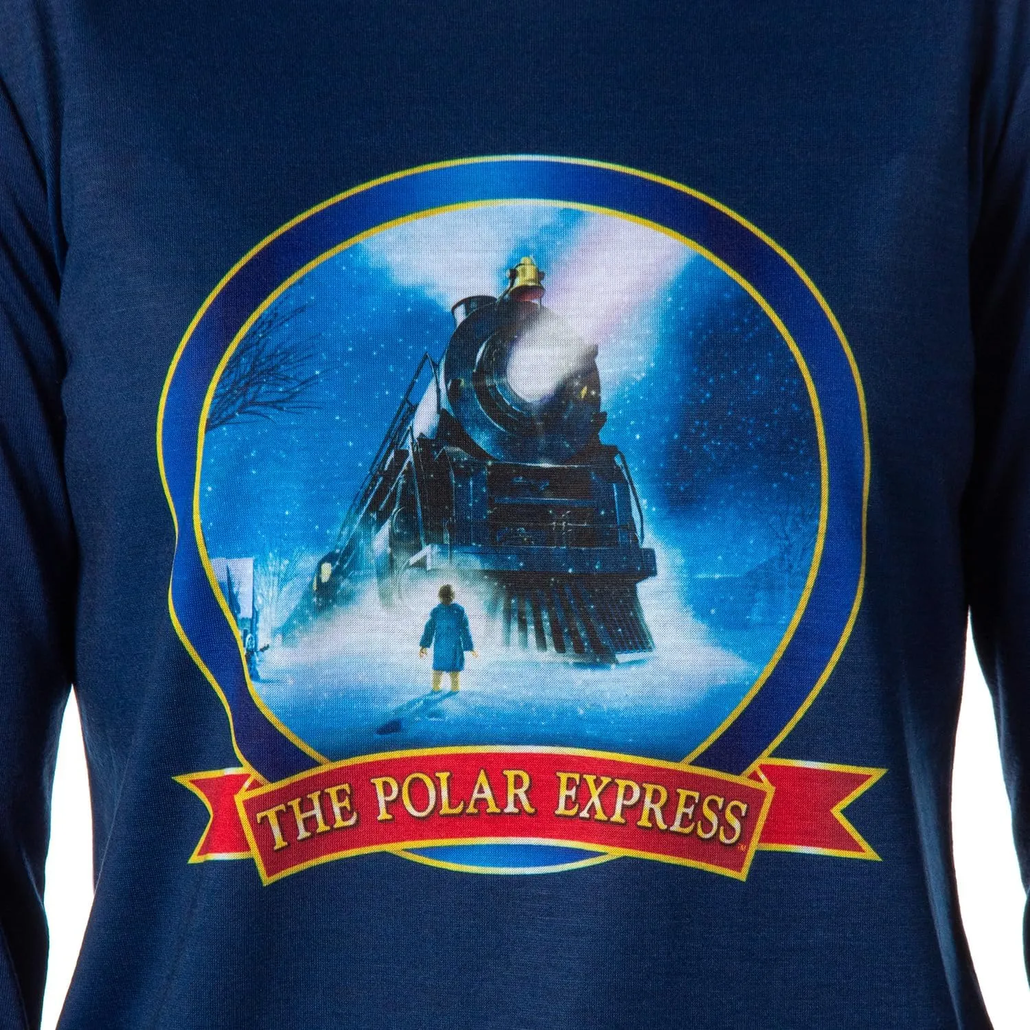 INTIMO The Polar Express Womens' Train Movie Film Sleep Jogger Pajama Set