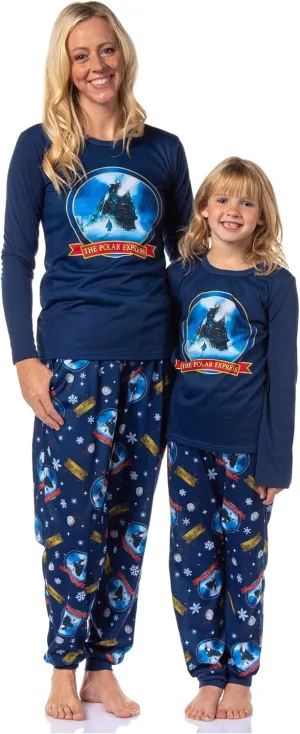 INTIMO The Polar Express Womens' Train Movie Film Sleep Jogger Pajama Set