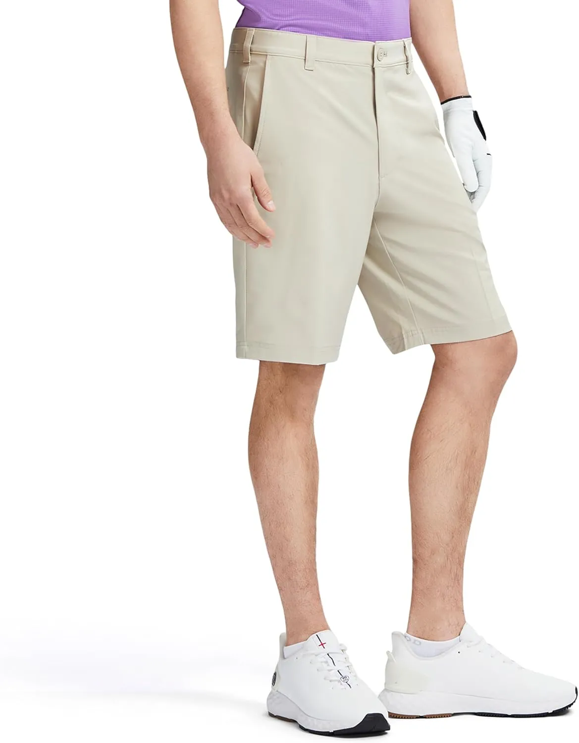 IZOD Men's Golf 9.5" Swingflex Stretch Straight Fit Short