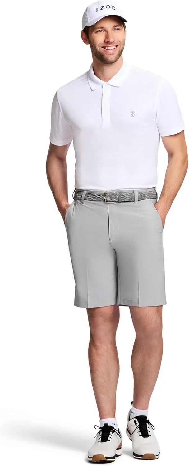 IZOD Men's Golf 9.5" Swingflex Stretch Straight Fit Short