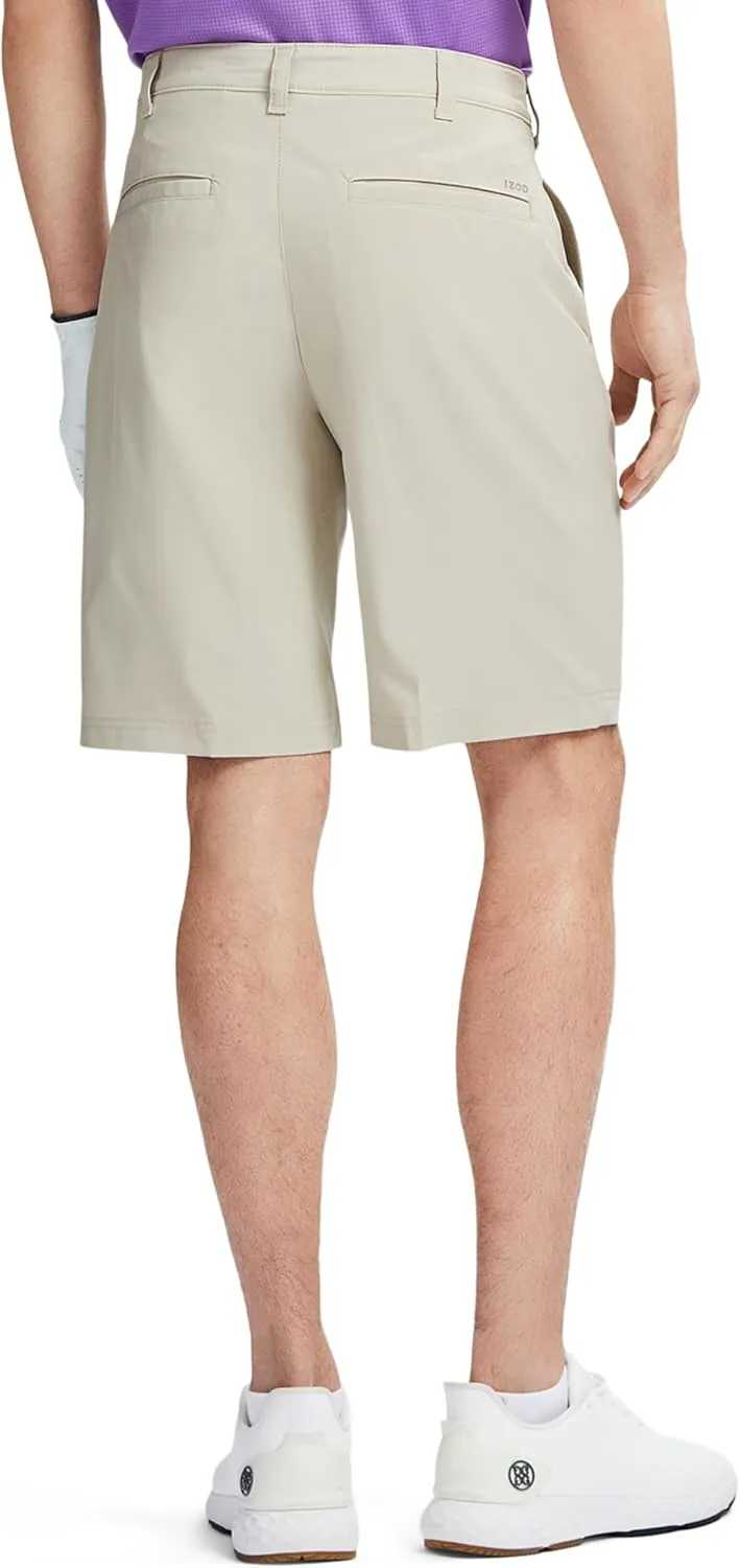 IZOD Men's Golf 9.5" Swingflex Stretch Straight Fit Short