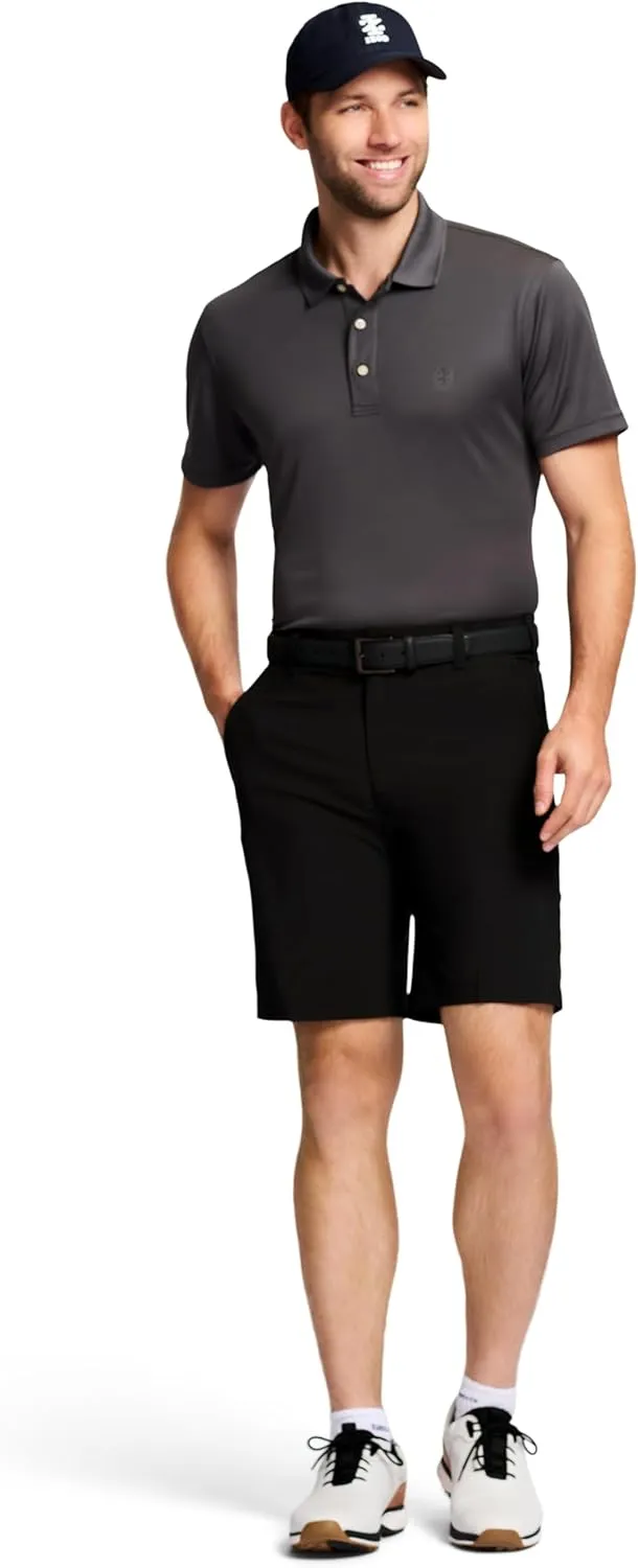 IZOD Men's Swingflex Straight-fit Stretch Golf Shorts, 9.5-inch Inseam