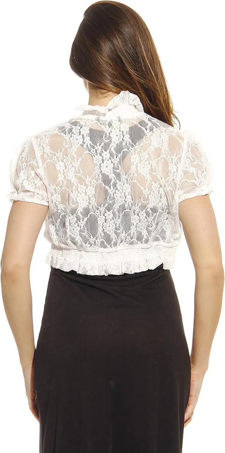 Just Love Lace Shrug Shrugs Women Cardigan