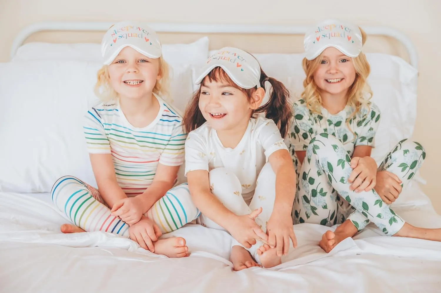 KicKee Print Short Sleeve Pajama Set, Baby to Kid, Super Soft Bamboo Viscose Fitted Pajamas