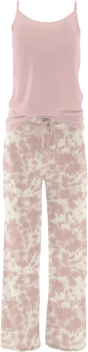KICKEE Womens Cami and Print Lounge Pants Pajama Set, Super Soft Sleepwear and Loungewear for Women, Matching Set