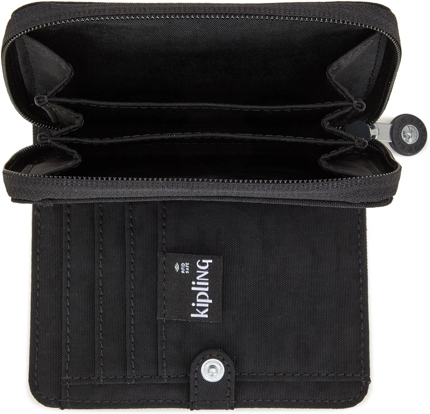 Kipling Women's Money Love, RFID Anti-Hacker Technology, Polyester Zip Closure Wallet