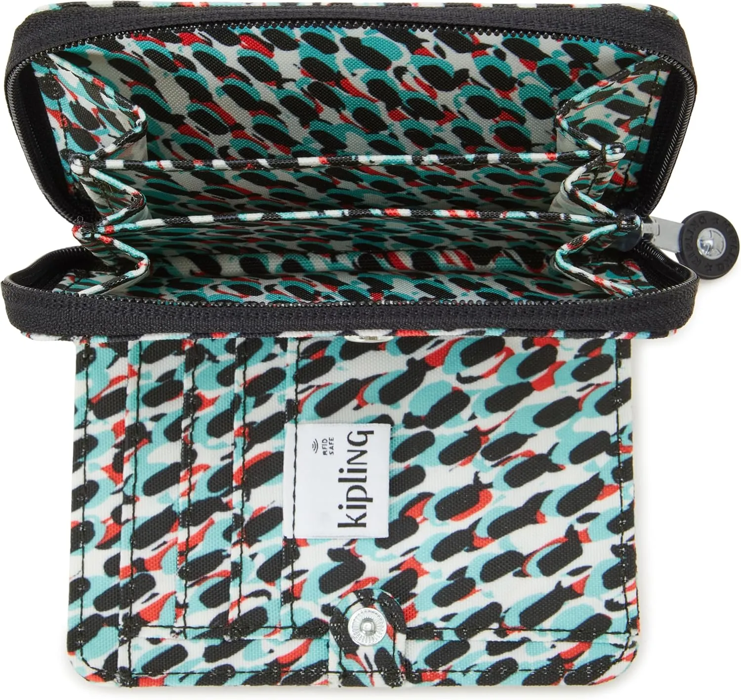 Kipling Women's Money Love, RFID Anti-Hacker Technology, Zip Closure Wallet