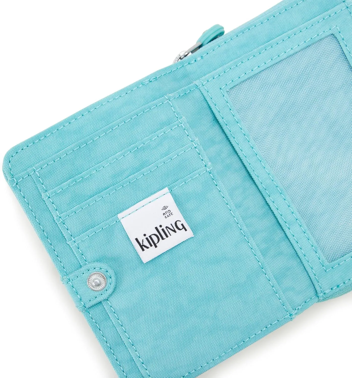 Kipling Women's Money Love, RFID Anti-Hacker Technology, Zip Closure Wallet
