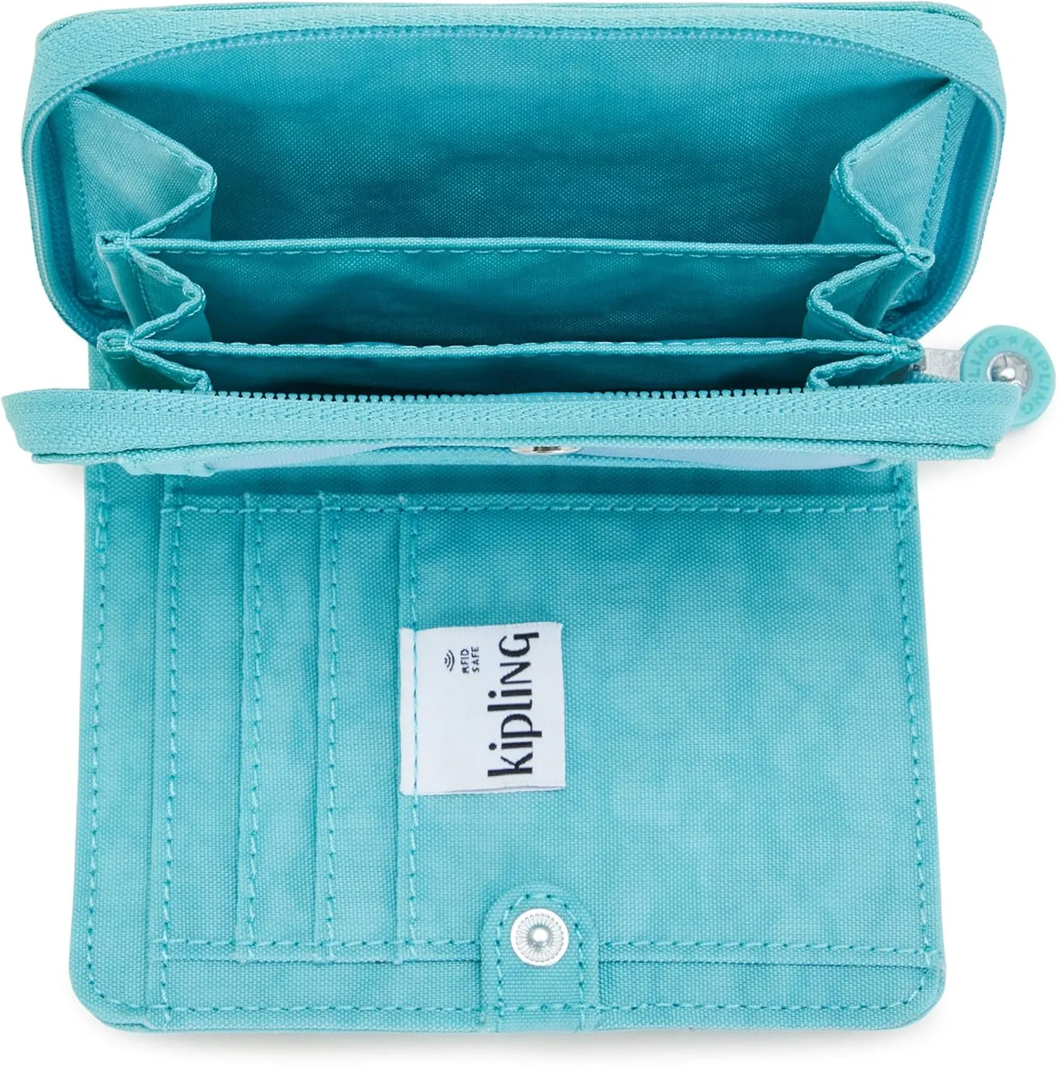 Kipling Women's Money Love, RFID Anti-Hacker Technology, Zip Closure Wallet