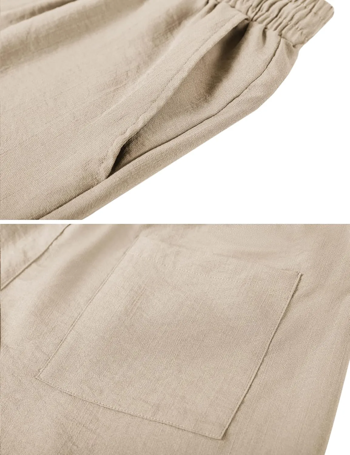 LecGee Linen Sets For Men Button Down Cuban Guayabera Shirt Shorts Set 2 Piece Linen Outfits