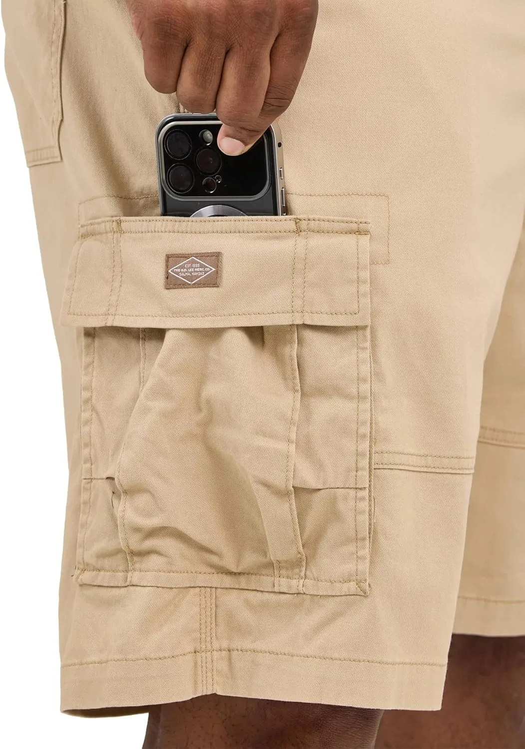 Lee Men's Big & Tall Extreme Motion Carolina Cargo Short