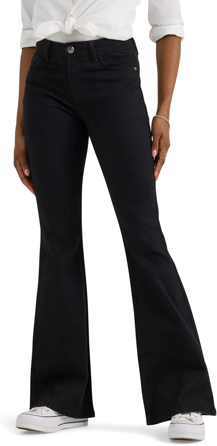 Lee Women's Legendary Mid Rise Flare Jean