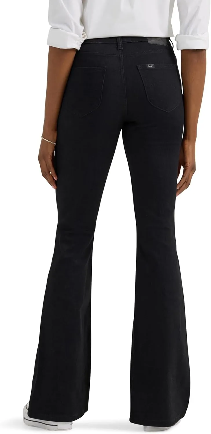 Lee Women's Legendary Mid Rise Flare Jean