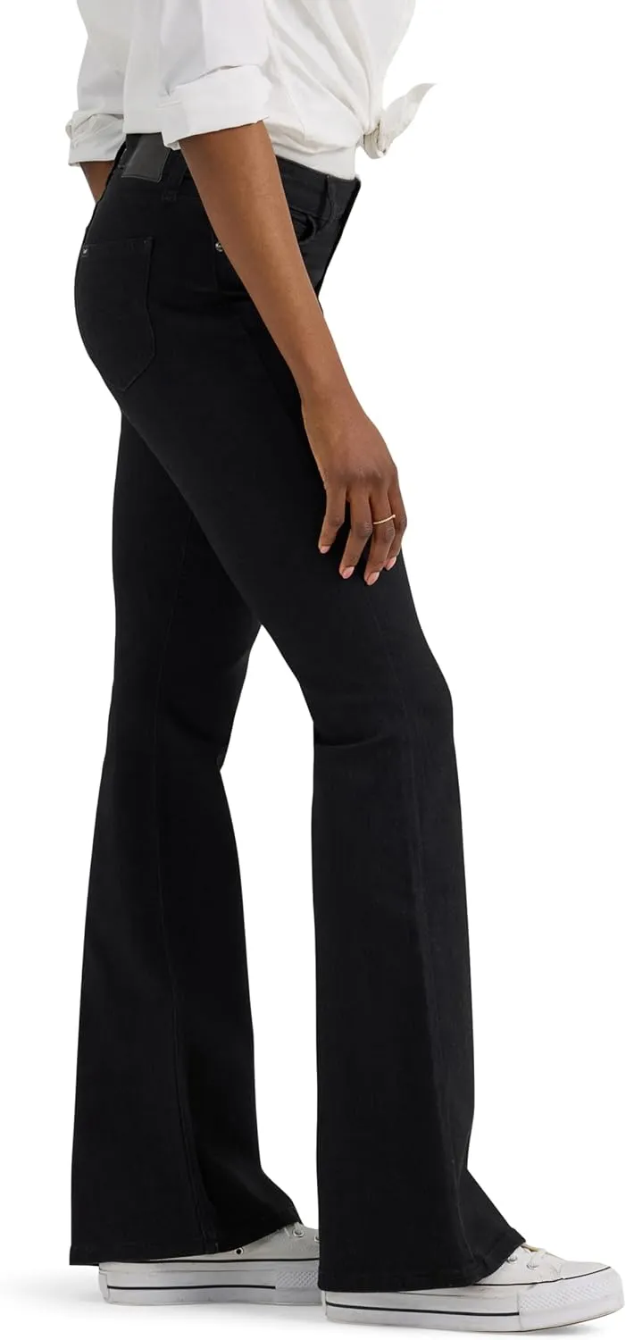 Lee Women's Legendary Mid Rise Flare Jean