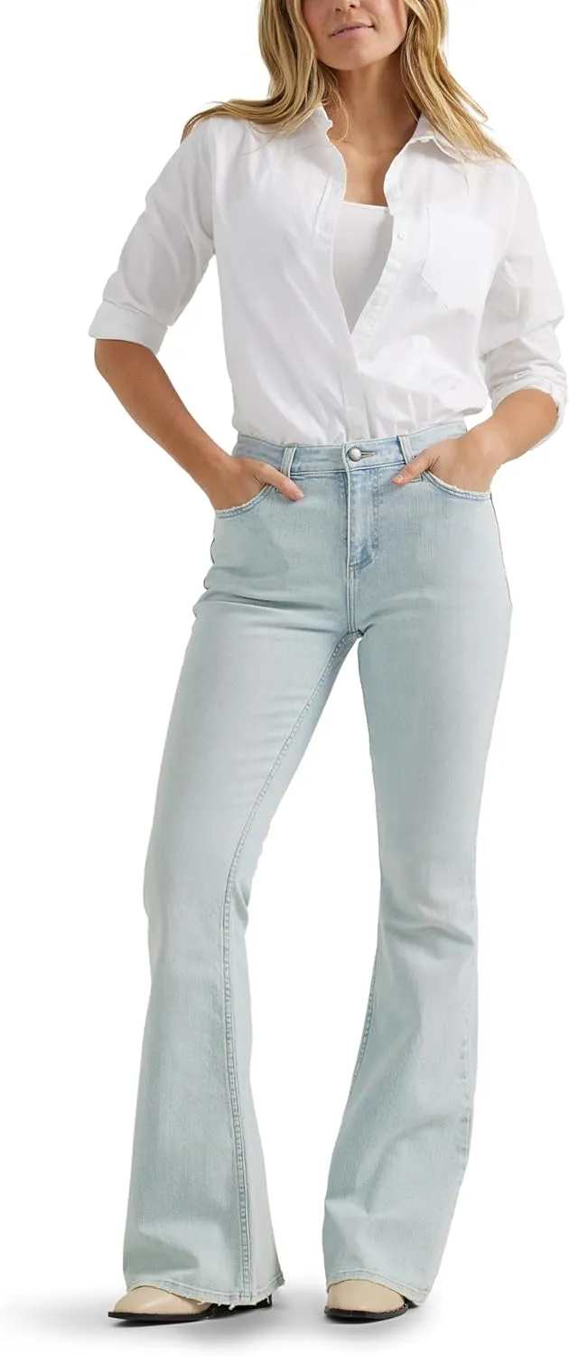 Lee Women's Legendary Mid Rise Flare Jean