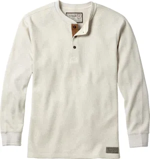 Legendary Whitetails Men's Tough as Buck Double Layer Thermal Henley Shirt-Casual Long Sleeve Waffle Knit Regular Fit