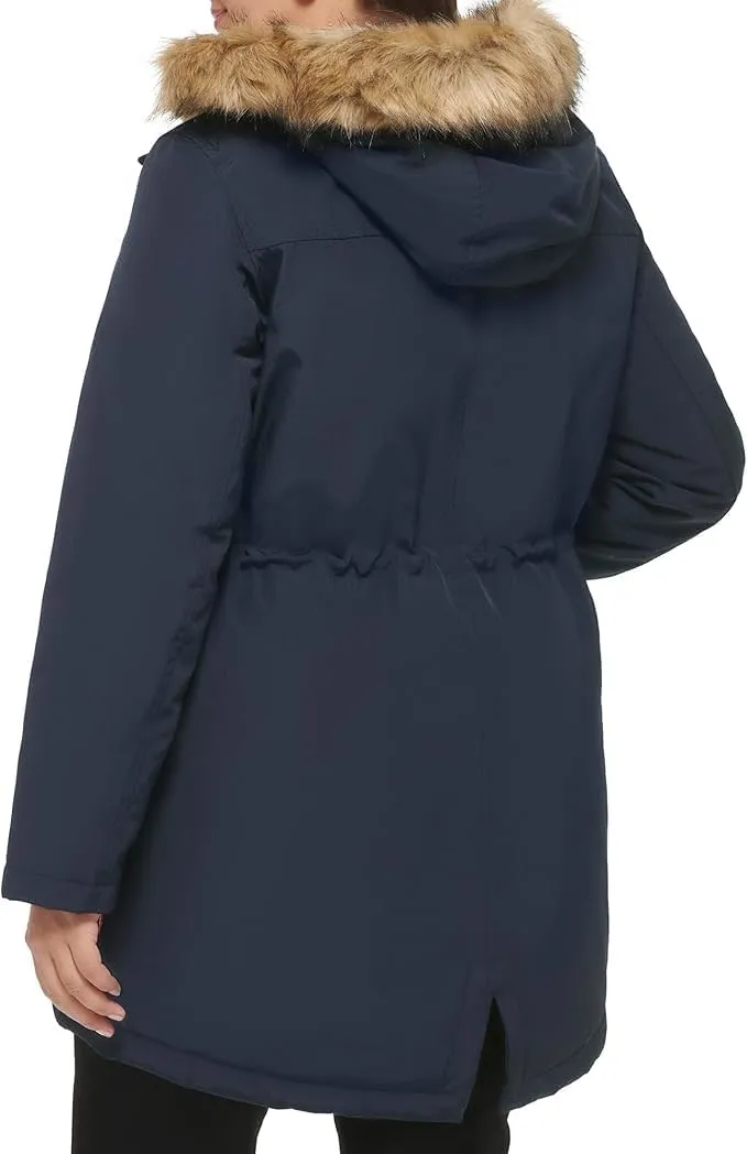 Levi's Women's Faux Fur Lined Hooded Parka Jacket (Regular & Plus Sizes)