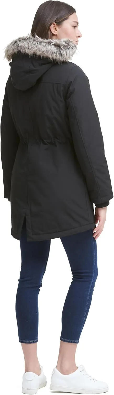 Levi's Women's Faux Fur Lined Hooded Parka Jacket (Regular & Plus Sizes)