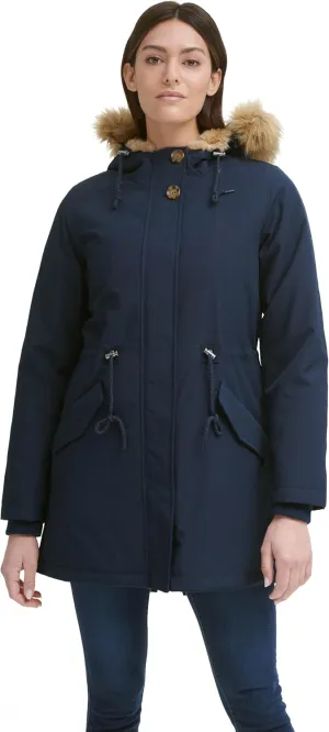Levi's Women's Faux Fur Lined Hooded Parka Jacket (Regular & Plus Sizes)