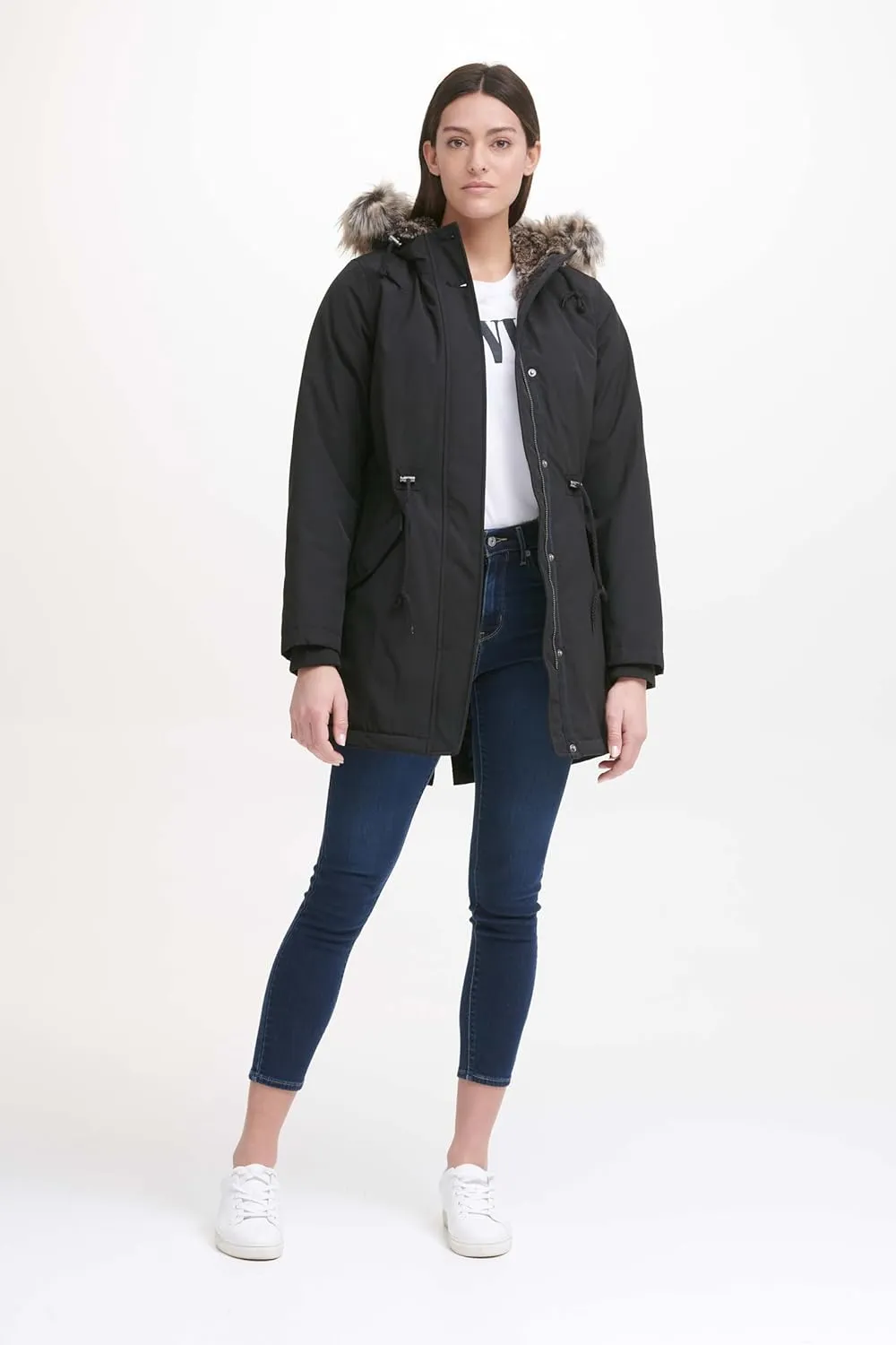 Levi's Women's Faux Fur Lined Hooded Parka Jacket (Regular & Plus Sizes)