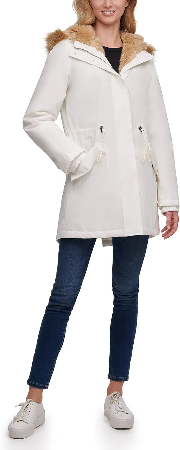 Levi's Women's Faux Fur Lined Hooded Parka Jacket (Regular & Plus Sizes)