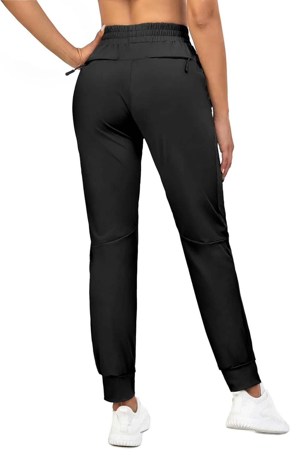 Little Donkey Andy Women's Stretch Joggers with Pockets, Quick-Dry Lightweight Running Pants for Women