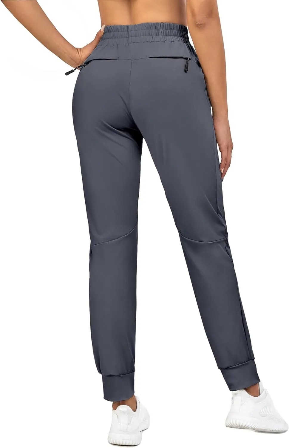 Little Donkey Andy Women's Stretch Joggers with Pockets, Quick-Dry Lightweight Running Pants for Women